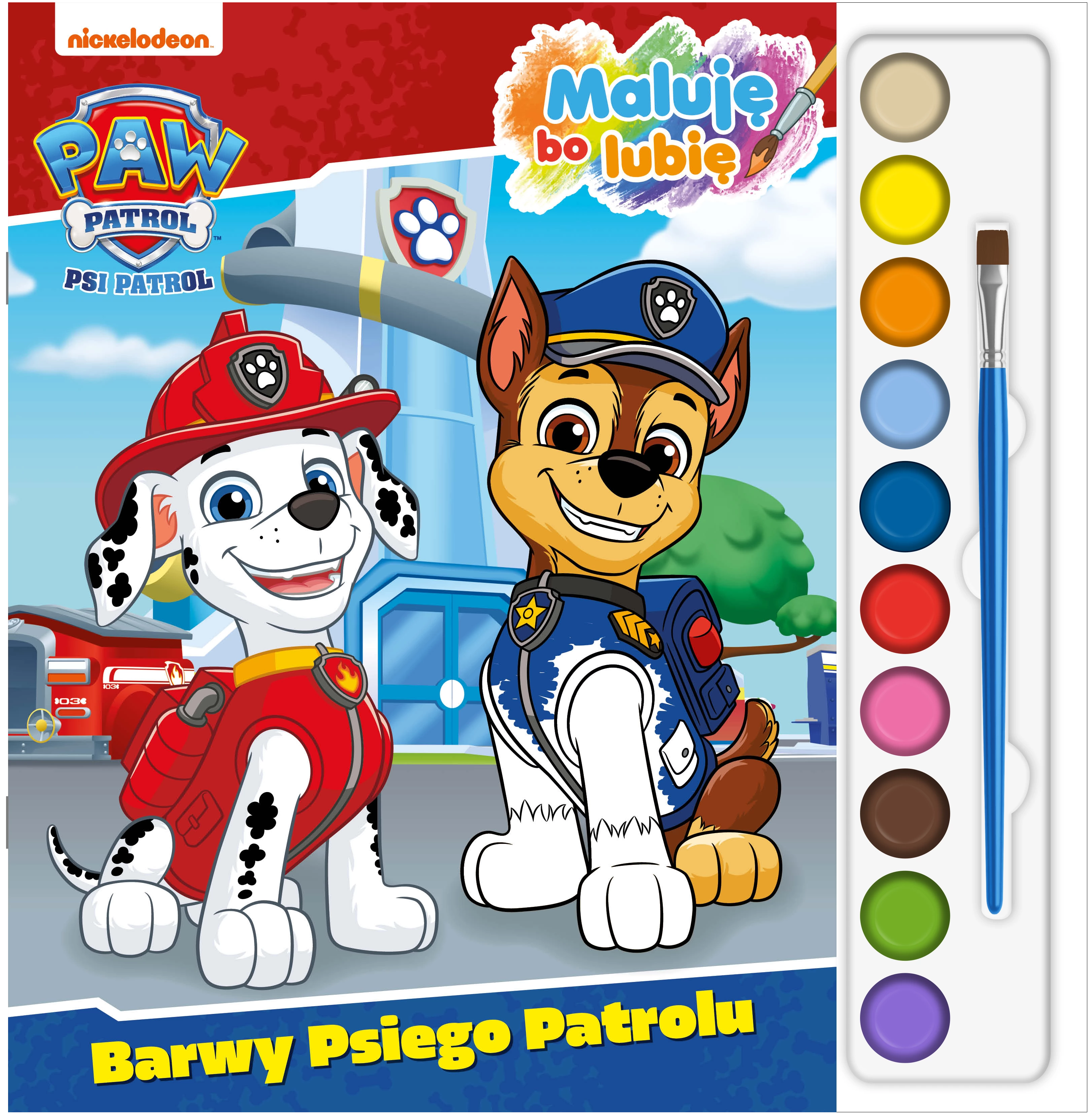 Psi Patrol. Psi Patrol. Maluję, bo lubię. Barwy Psiego Patrolu - Książki