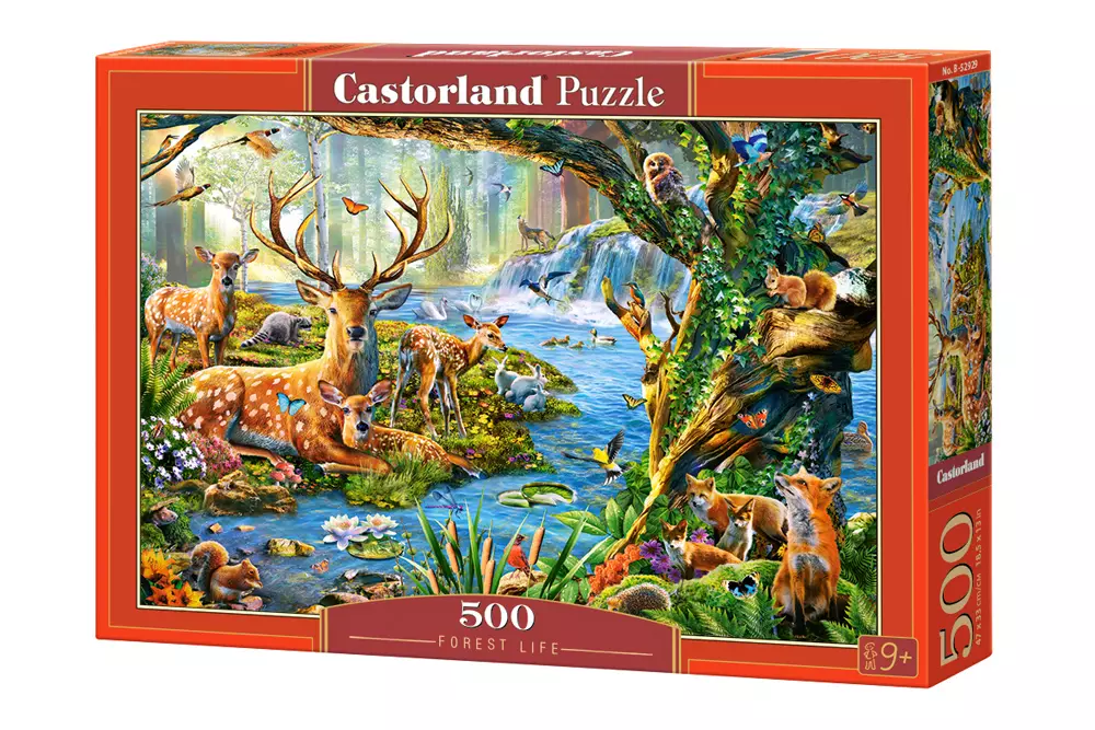 Puzzle 500 elementów. Życie w lesie - Puzzle