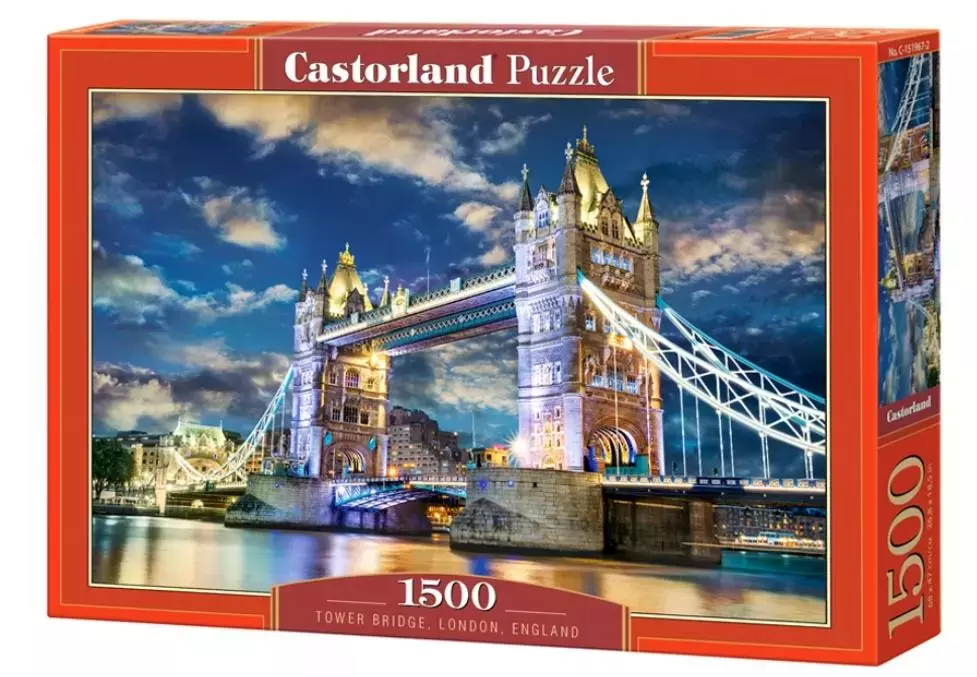 Puzzle 1500 elementów. Tower Bridge, London, England - Puzzle