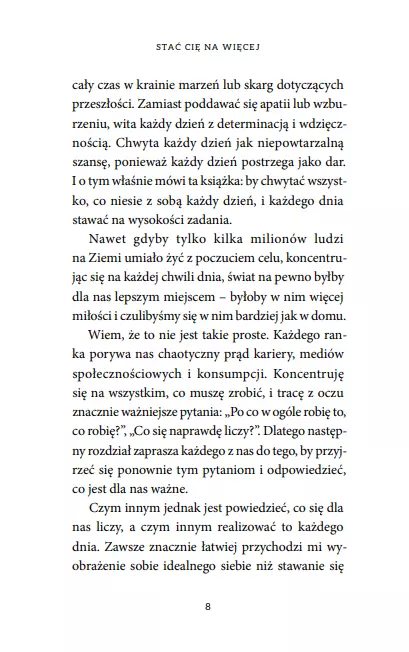 Stać cię na więcej. 10 nawyków dobrego życia - Książki