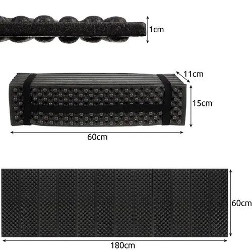 Karimata składana 180x60x1cm Trizand 22870 - Elektronika i akcesoria