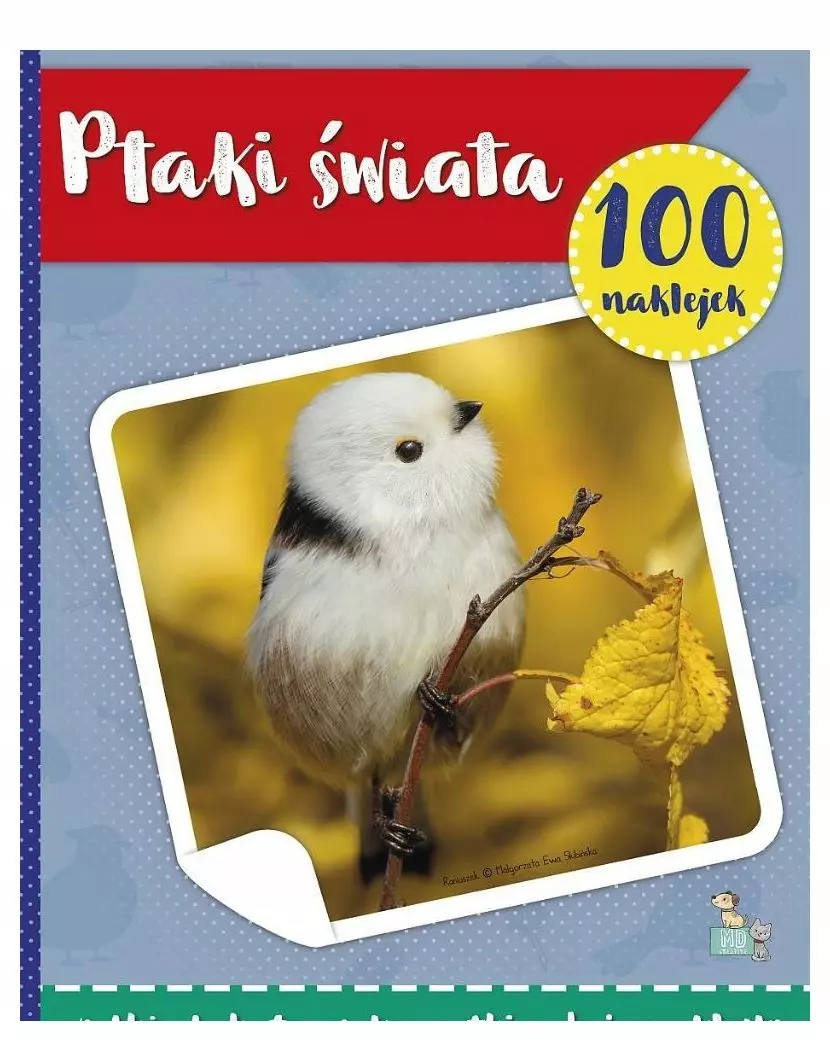 100 naklejek z plakatem. Ptaki świata - Książki