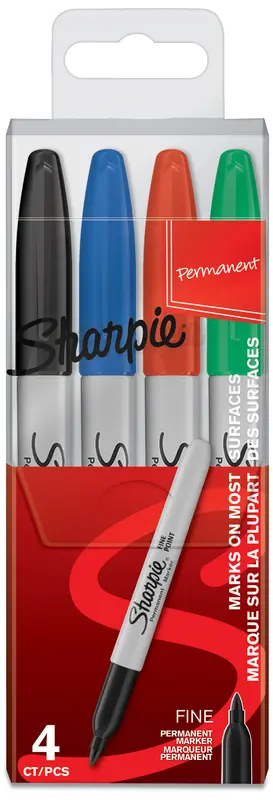 Markery Fine-mix 4szt . 454138, Sharpie - Papiernicze i szkolne