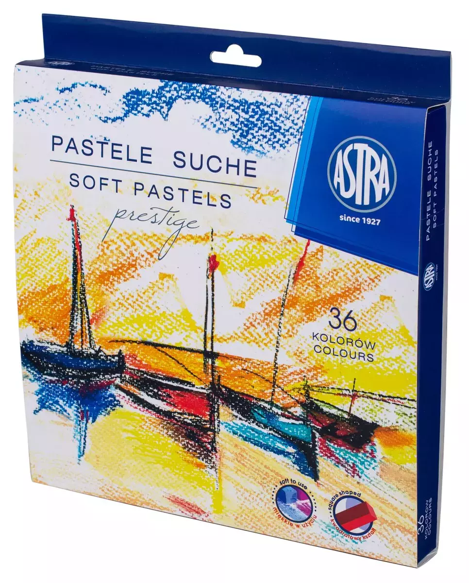 Pastele suche Prestige, 36 kolorów - Papiernicze i szkolne