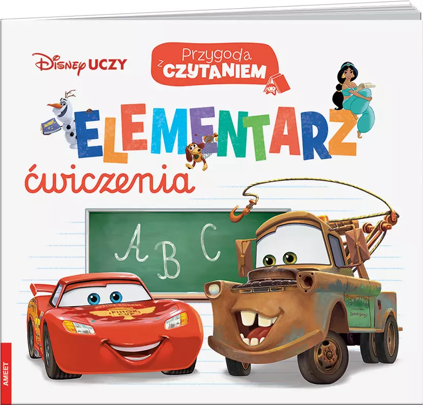 Disney uczy. Przygoda z czytaniem. Elementarz ćwiczenia - Książki