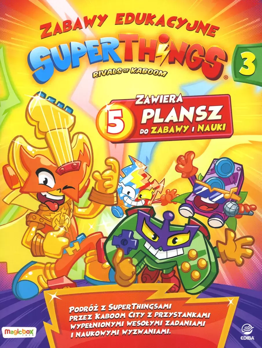 SuperThings. Zabawy edukacyjne 3 - Książki