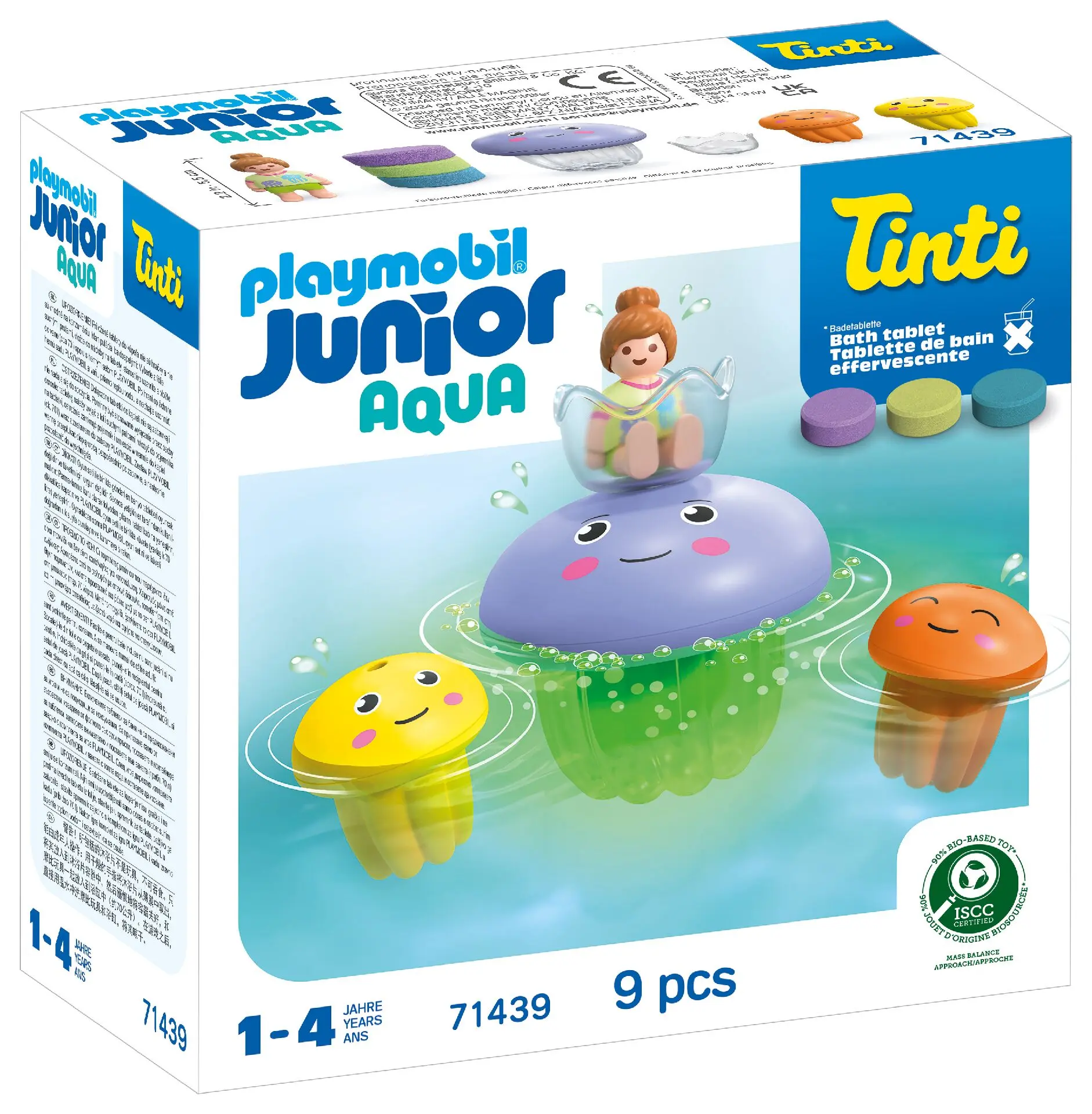 Playmobil JUNIOR & Tinti Rodzina kolorowych meduz 71439 - Zabawki