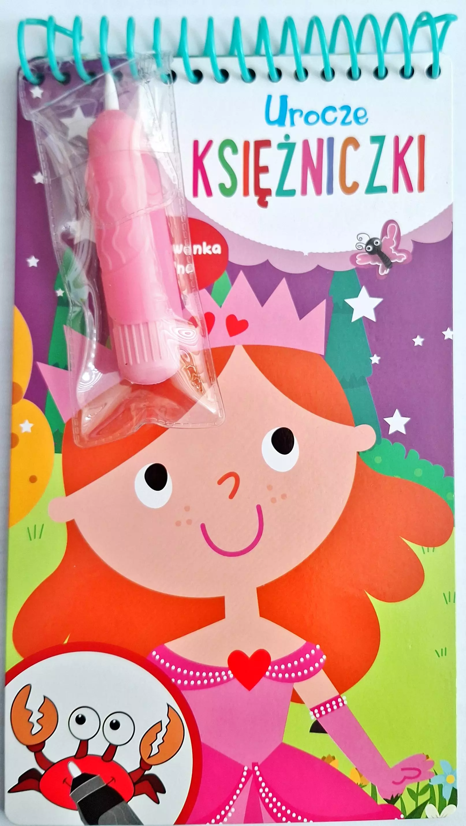 Urocze księżniczki. Kolorowanka wodna - Książki