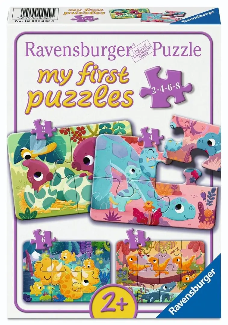 Puzzle 2/4/6/8 Dinosaur Friends - Puzzle