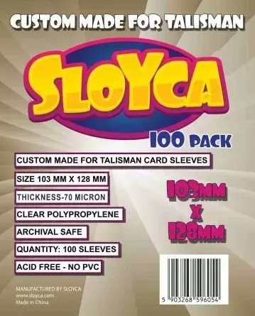 Koszulki Sloyca Talisman, 103 x 128 mm (100 sztuk) - Gry