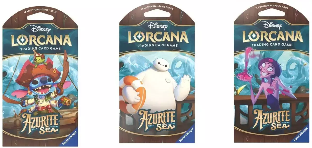 Disney Lorcana Azurite Sea Sleeved Booster Pack - Gry