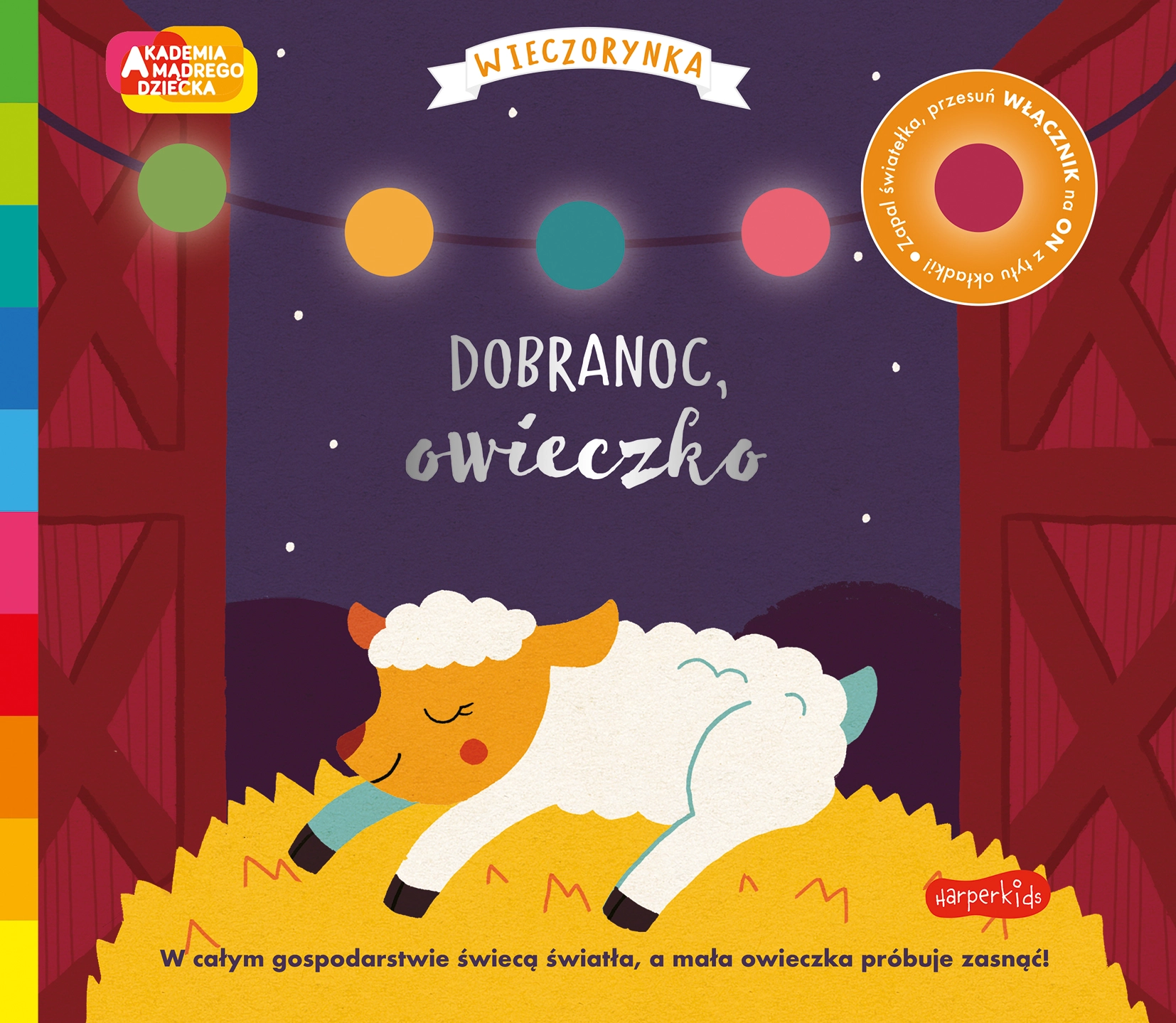 Dobranoc, owieczko. Akademia Mądrego Dziecka. Wieczorynka. Seria ze światełkami - Książki