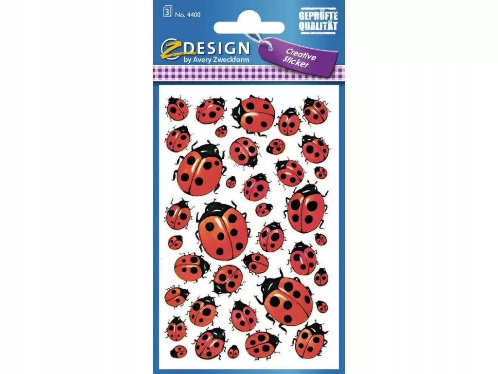 Naklejki papierowe - Biedronki - Papiernicze i szkolne