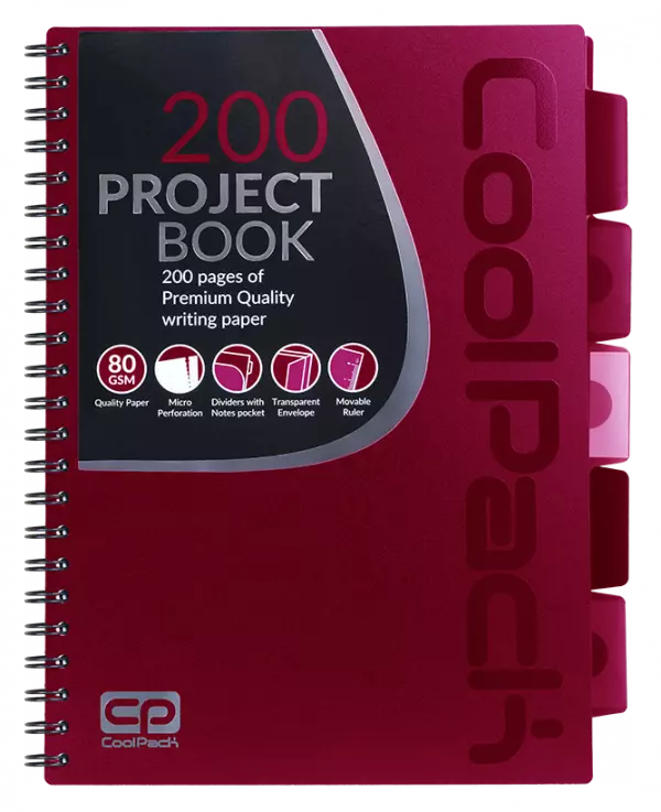 Kołobrulion B5. CoolPack, czerwony - Papiernicze i szkolne
