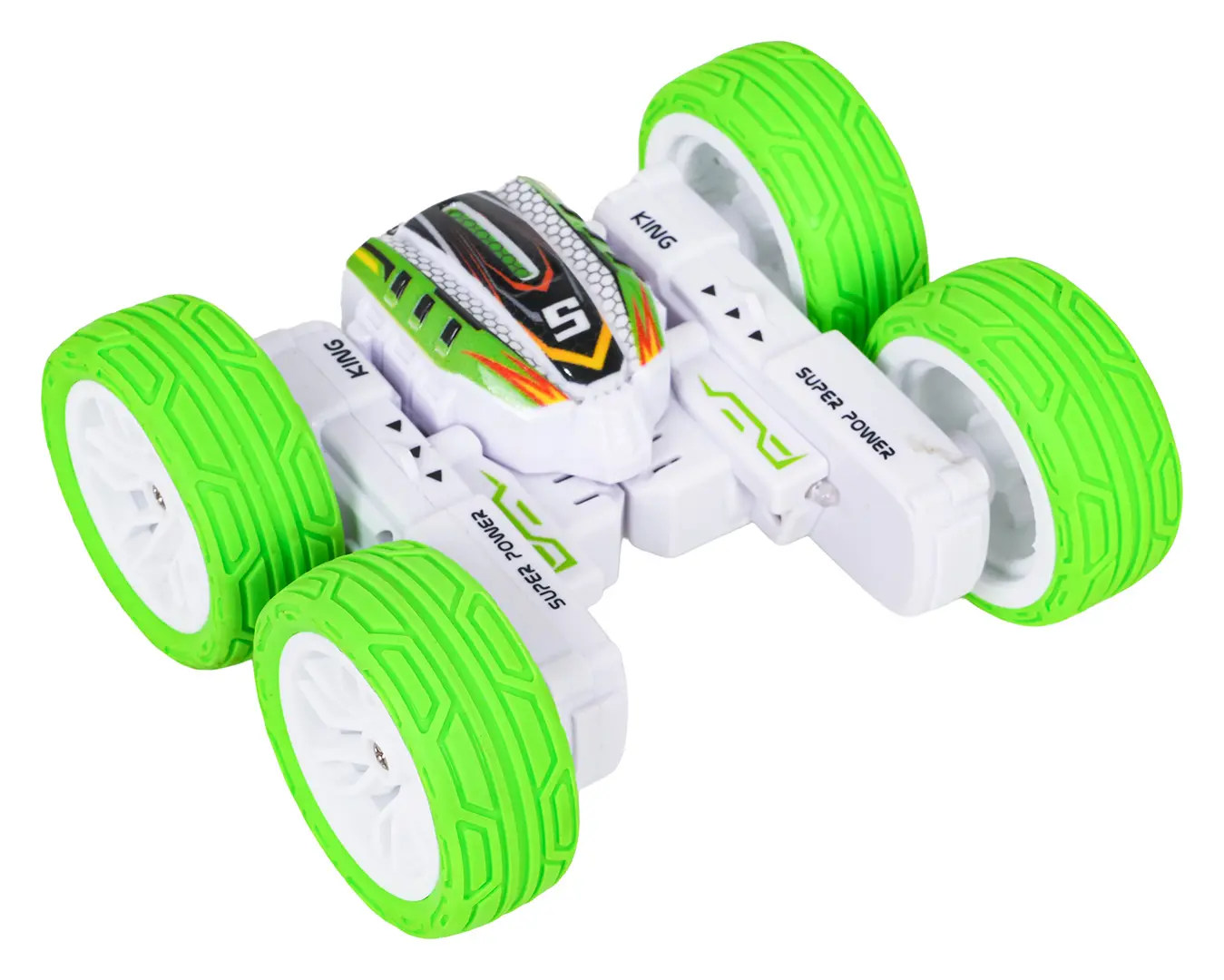Pojazd R/C POWER STUNT 1:32 Zielony - Zabawki