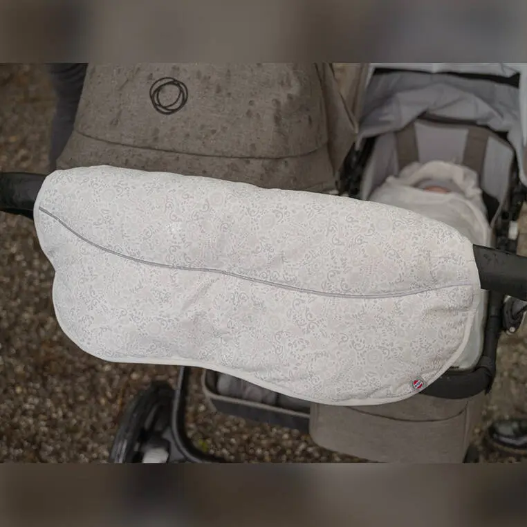Lodger Wodoodporna mufka do wózka szara Taslon Drizzle - Mama i dziecko