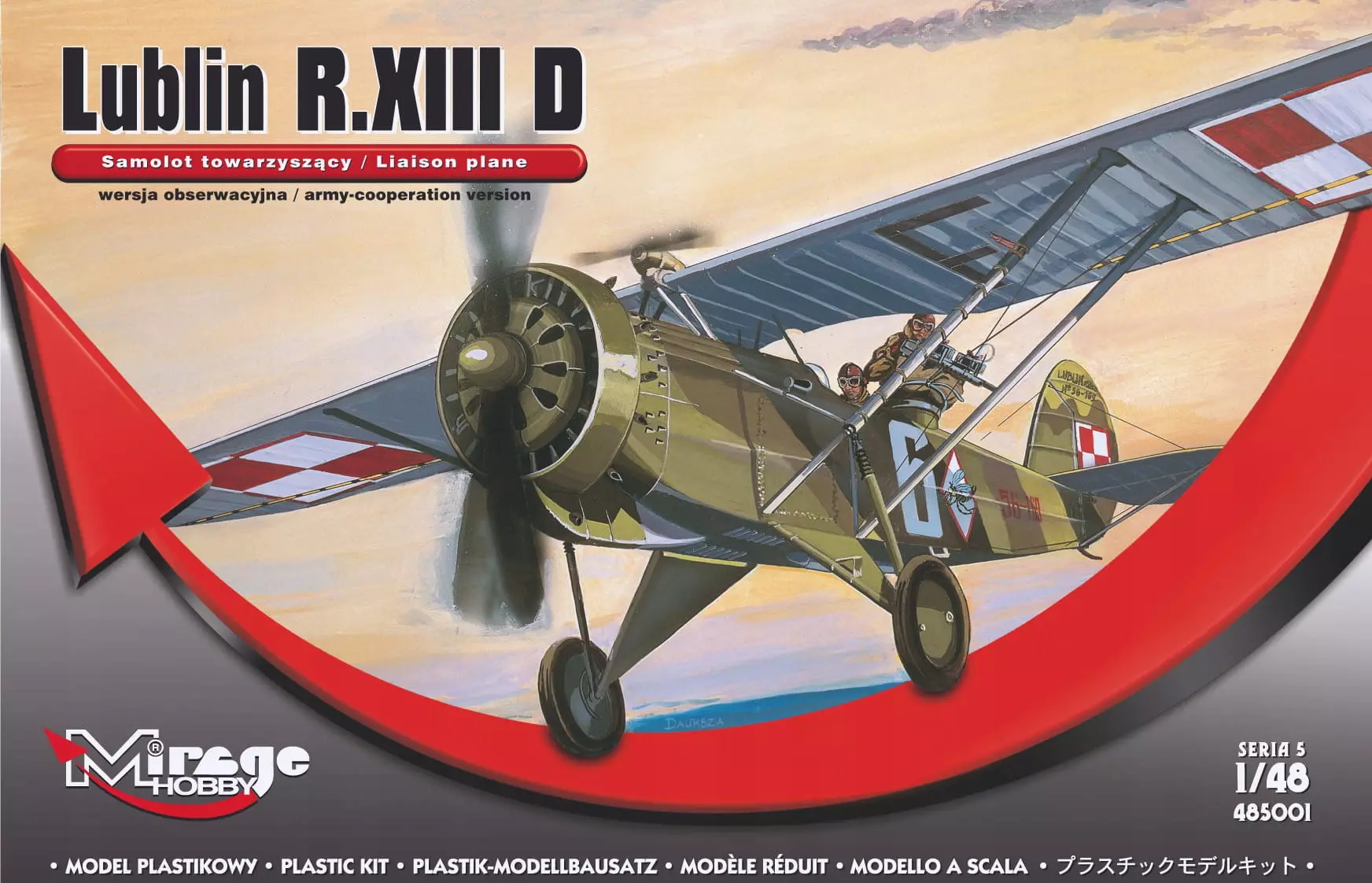Samolot Towarzyszący "Lublin R.XIII D" - Zabawki