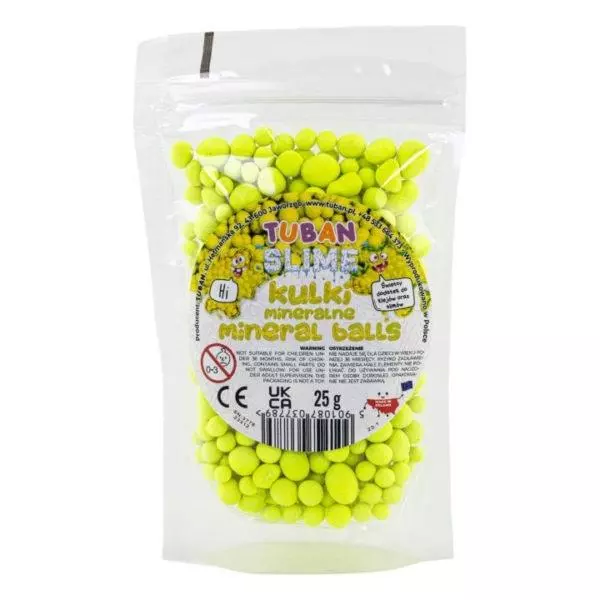Kulki mineralne 25g - limonkowe TUBAN - Papiernicze i szkolne