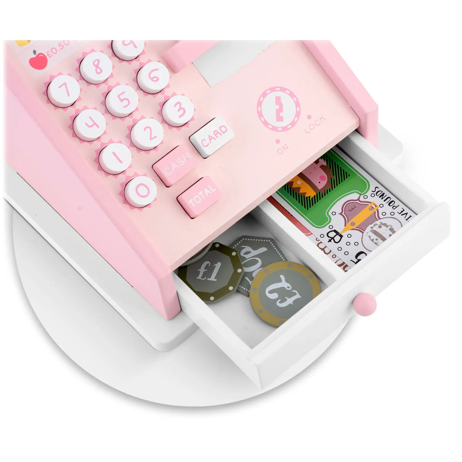 Drewniana zabawka kasa sklepowa RK-868 Ricokids - Zabawki