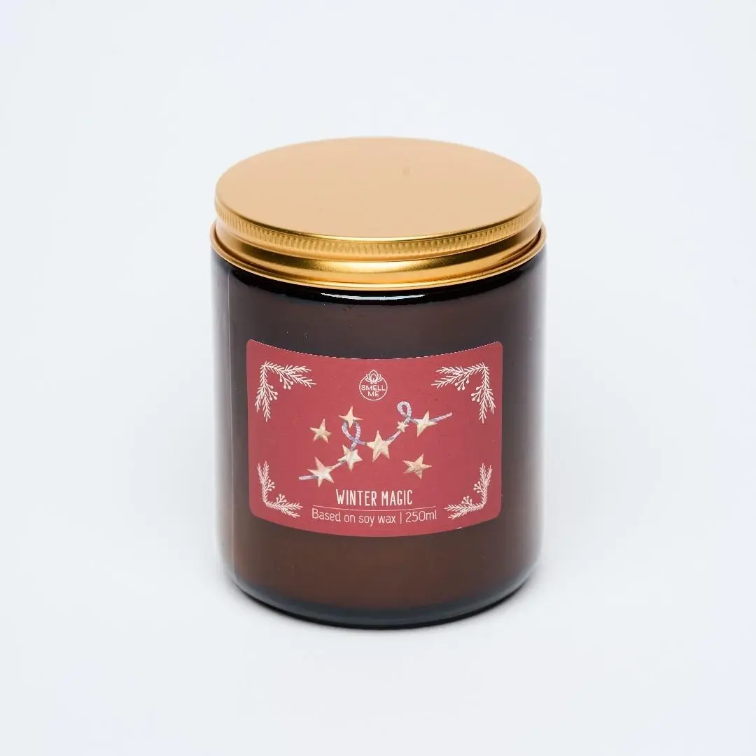 Świeczka sojowa Winter Magic 250ml - Papiernicze