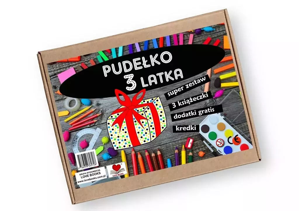 Pudełko 3 latka. Zestaw edukacyjny - Książki