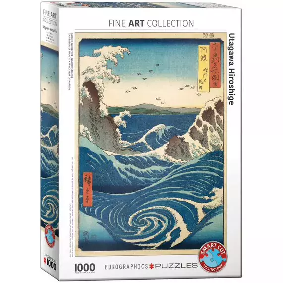 Puzzle 1000 elementów. Naruto Whirlpool, Hiroshige Utagawa - Puzzle