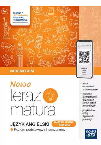 Nowa Teraz matura 2025. Język angielski. Vademecum. Zakres podstawowy i rozszerzony - Książki