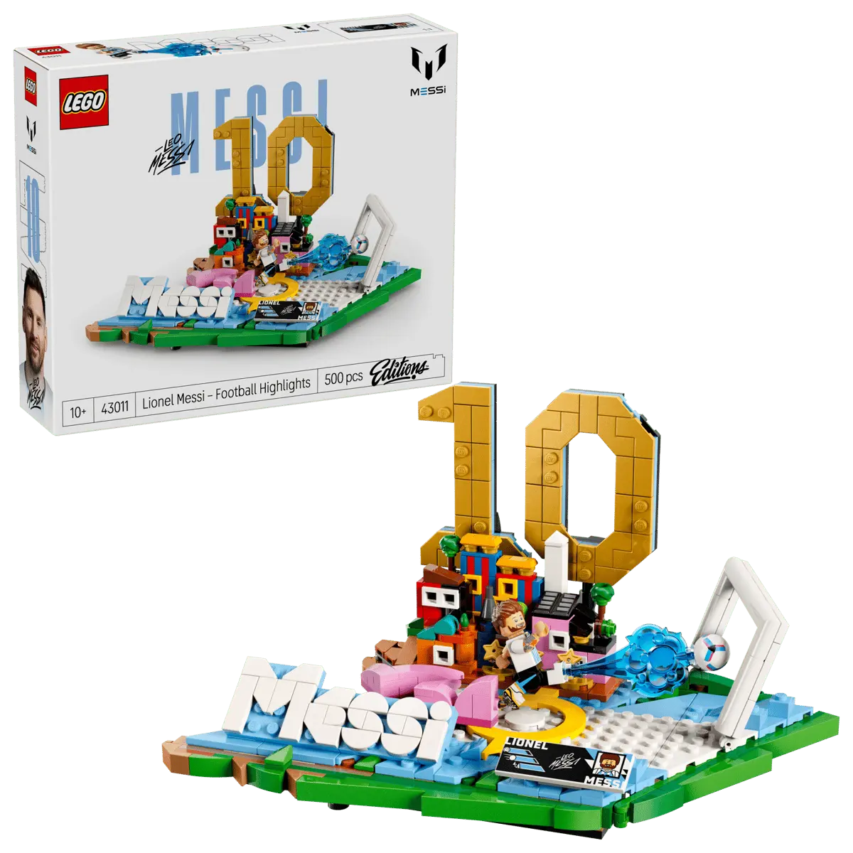 LEGO Editions Lionel Messi - piłkarskie momenty 43011 - Zabawki