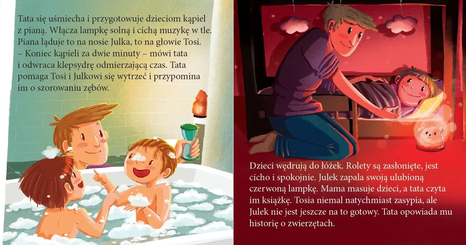 Tosia i Julek idą spać. (Nie) Tacy sami - Książki