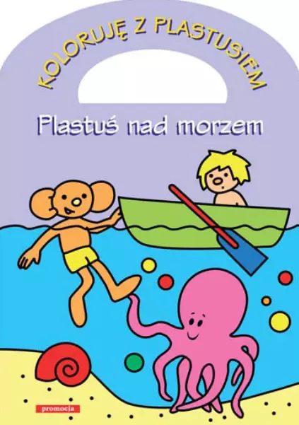 Koloruję z Plastusiem. Plastuś nad morzem - Książki