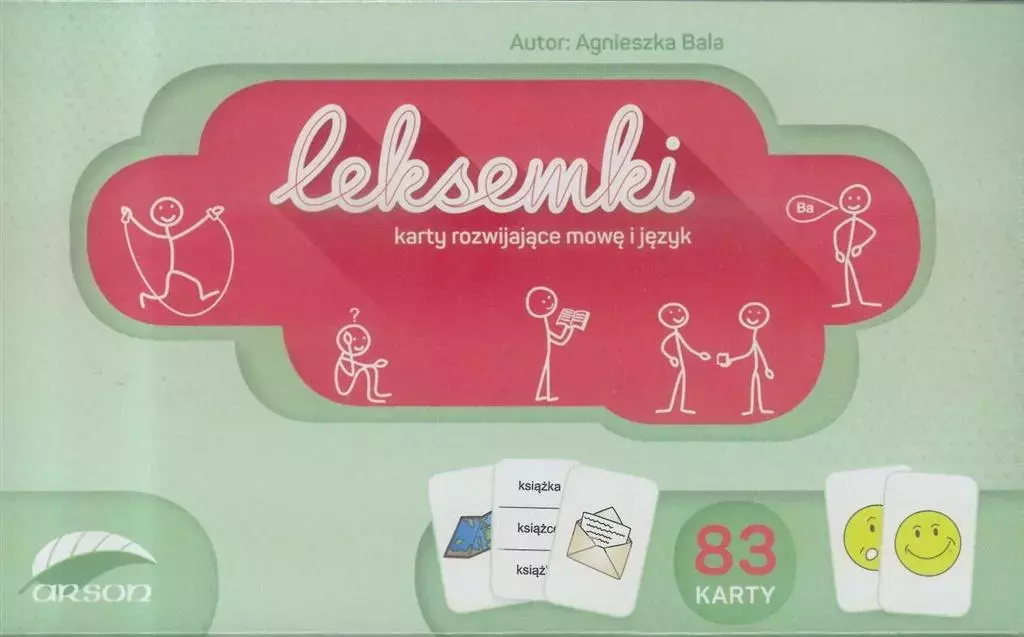 Leksemki - karty rozwijające mowę i język - Książki