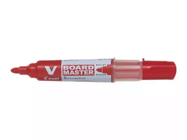 Pilot marker V-Board Master Medium czerwony p10, cena za 1szt. - Papiernicze i szkolne