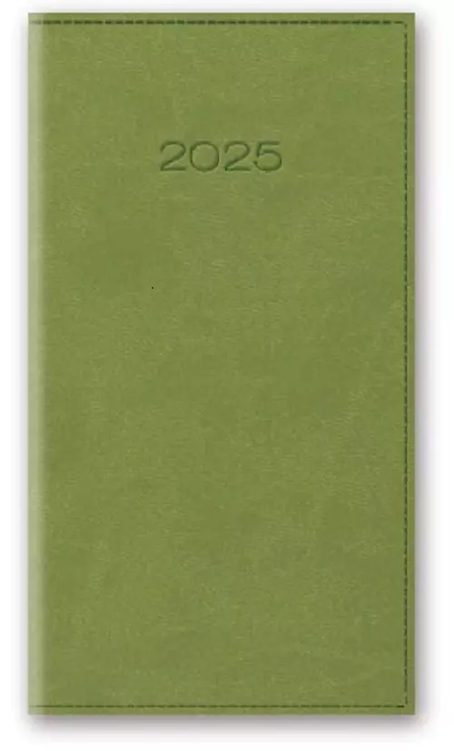 KAL 2025 A6 TYGODNIOWY OPRAWA VIVELLA - Jasnozielony - Książki