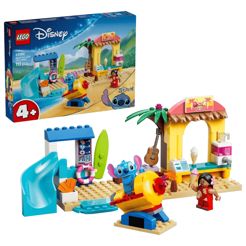 LEGO Disney™ Zabawa na plaży z Lilo i Stitchem 43280 - Zabawki