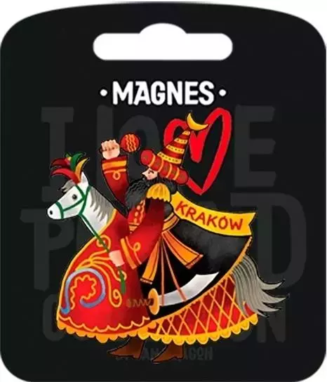 Magnes I love Poland Kraków ILP-MAG-C-KRA-29 - Papiernicze i szkolne