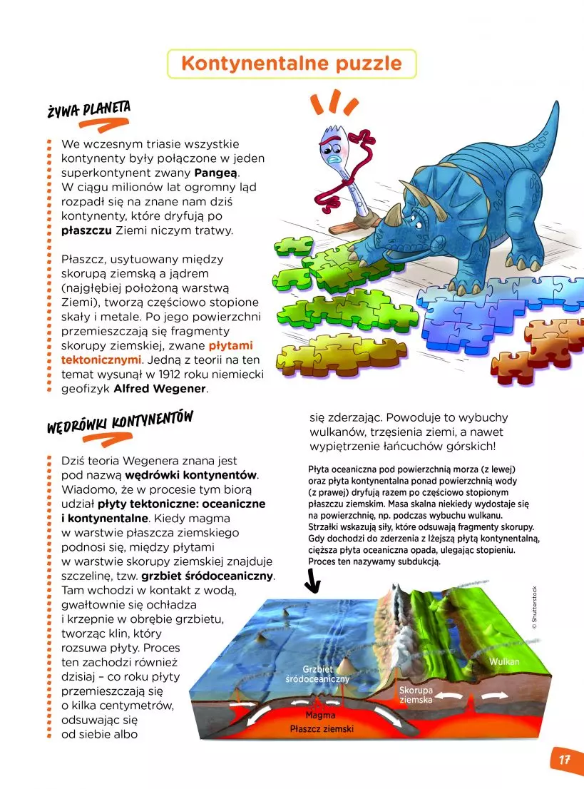 Nauka z komiksem. Era dinozaurów. Tom 1. Straszne jaszczury, czyli dinozaury triasu - Książki