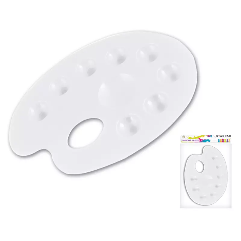 Plastikowa paleta do farb - Papiernicze i szkolne