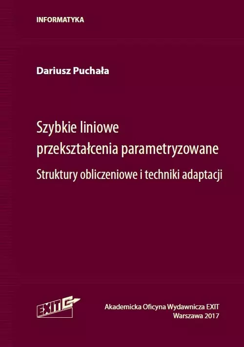 Szybkie liniowe przekształcenia parametryzowane - Książki