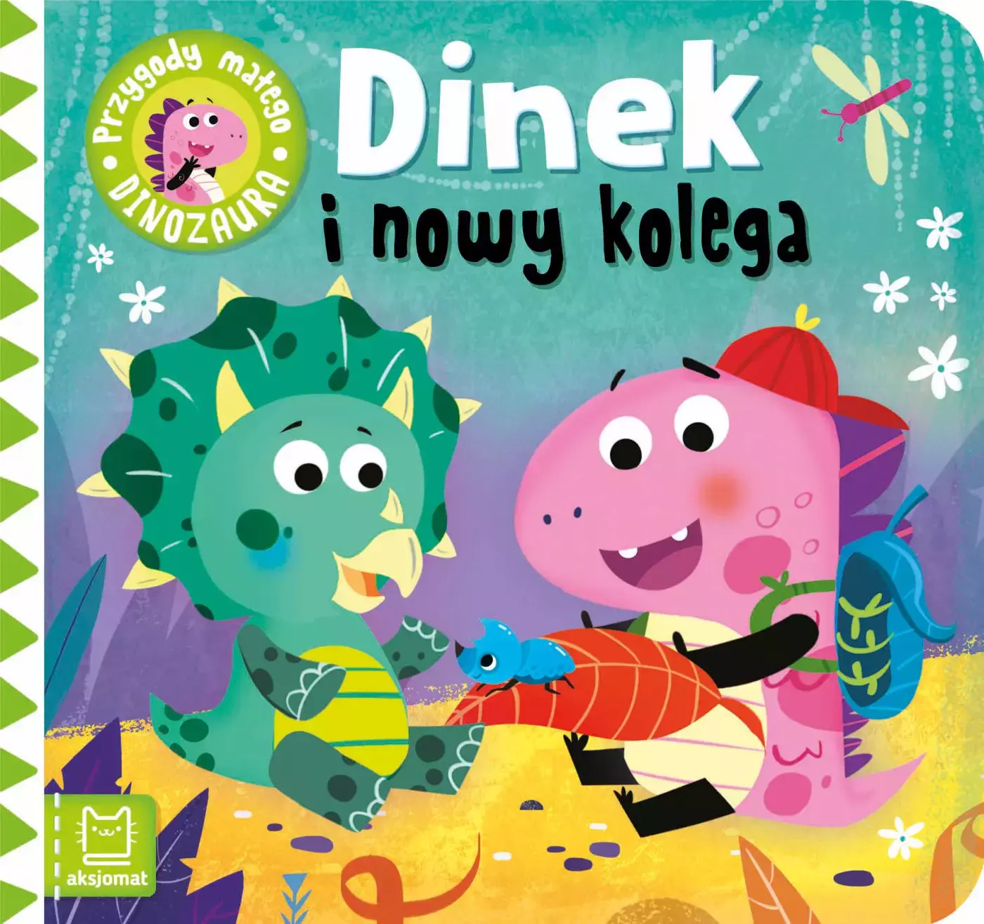 Dinek i nowy kolega. Przygody małego dinozaura - Książki