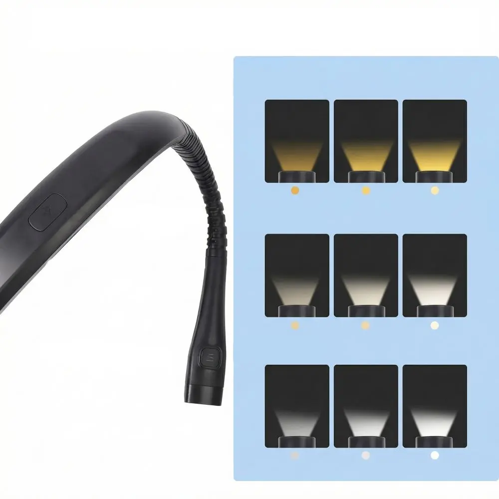 Tech-Protect LL200 Neck Reading Light Black - Elektronika i akcesoria