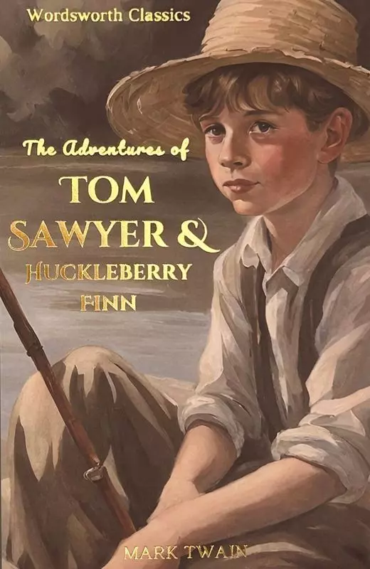 Tom Sawyer & Huckleberry Finn. Wordsworth Classics wer. angielska - Książki