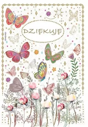 Kartka okolicznościowa Dziękuję - Papiernicze i szkolne