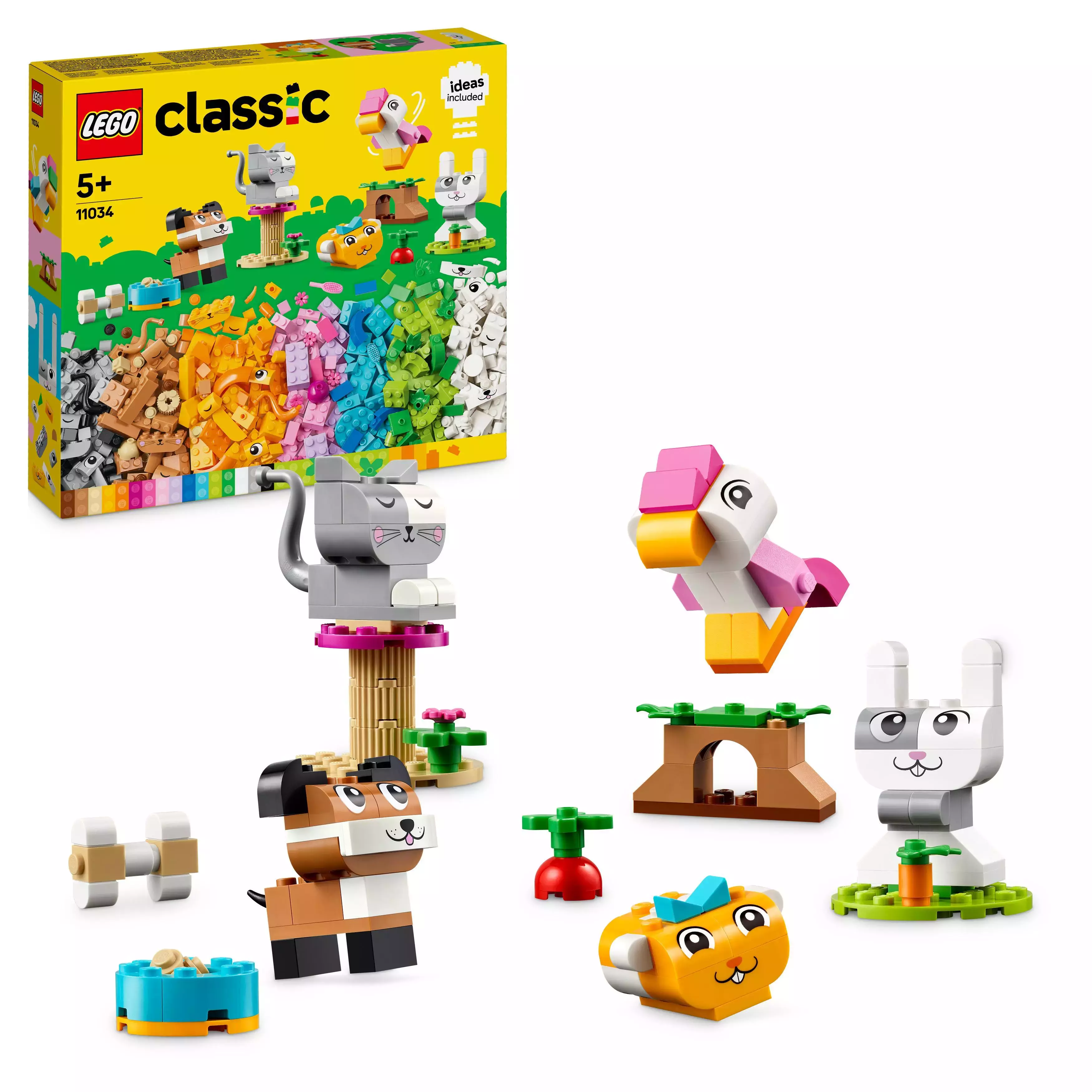 LEGO Classic Kreatywne zwierzątka 11034 - Zabawki