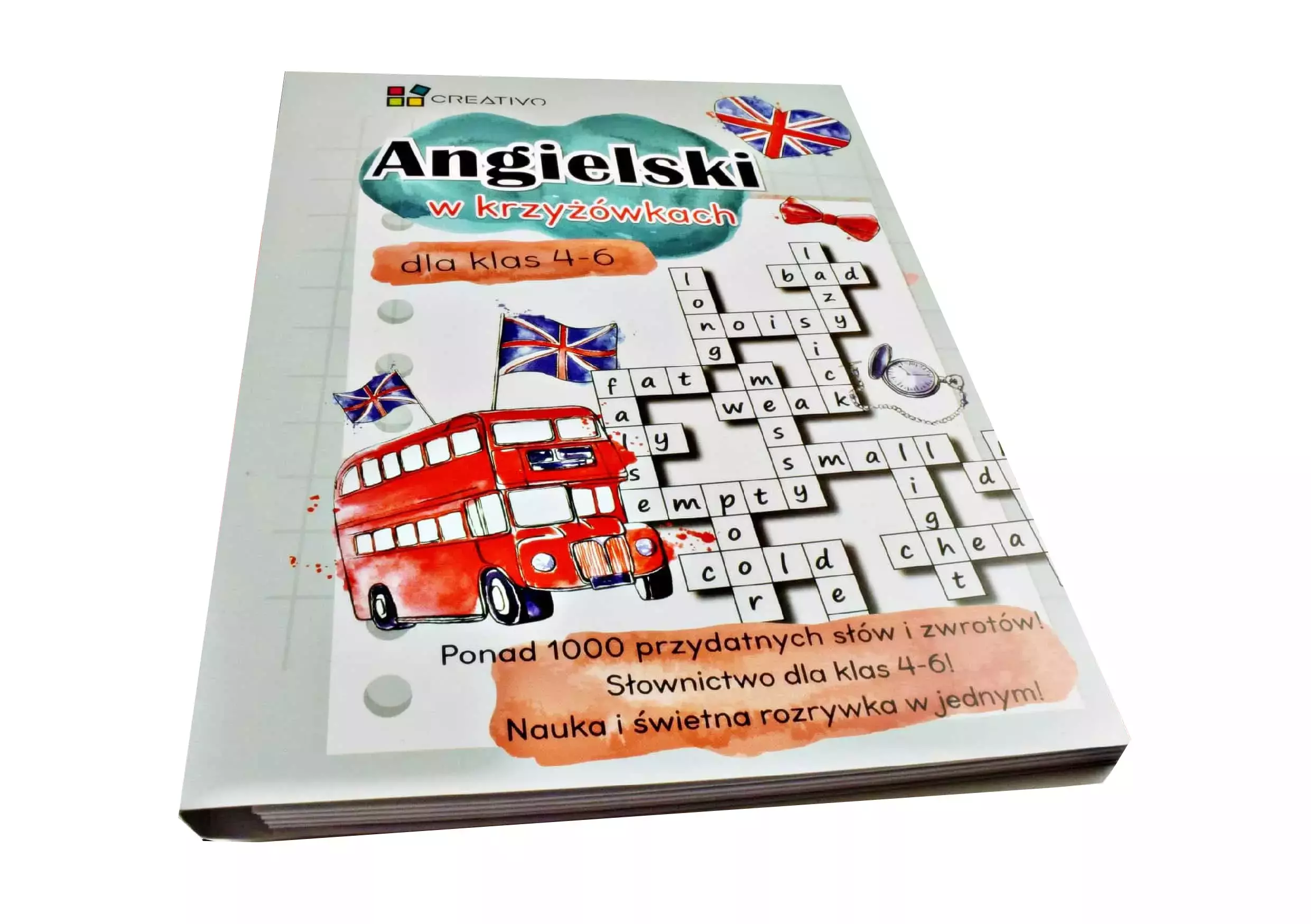 Angielski w krzyżówkach dla klas 4-6 - Książki