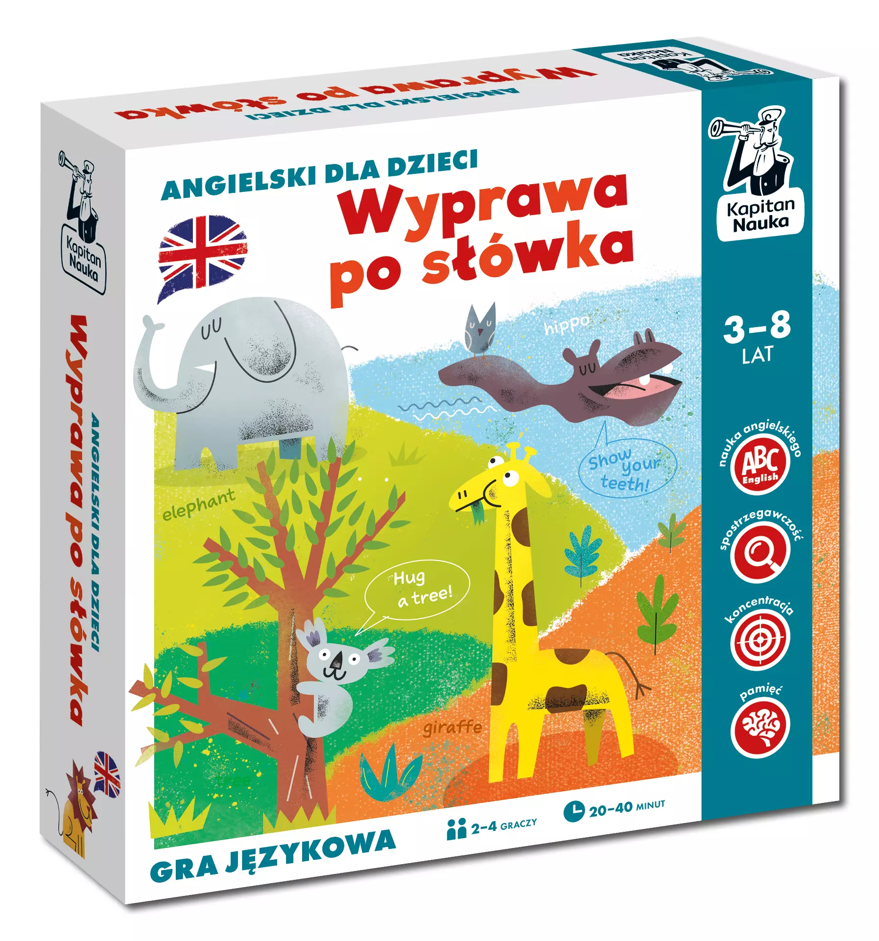 Wyprawa po słówka. Angielski dla dzieci. Gra edukacyjna 3-8 lat - Gry