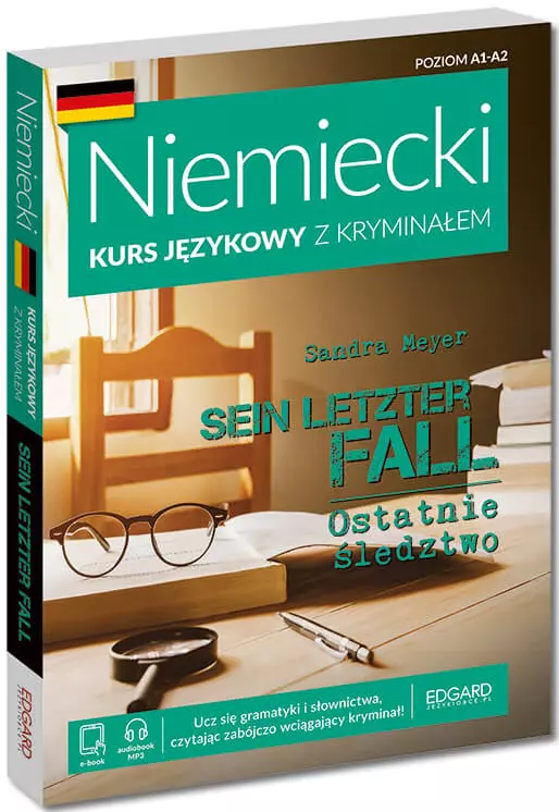 Niemiecki. Kurs językowy z kryminałem. Sein letzter Fall. Ostatnie śledztwo. Poziom A1-A2 - Książki
