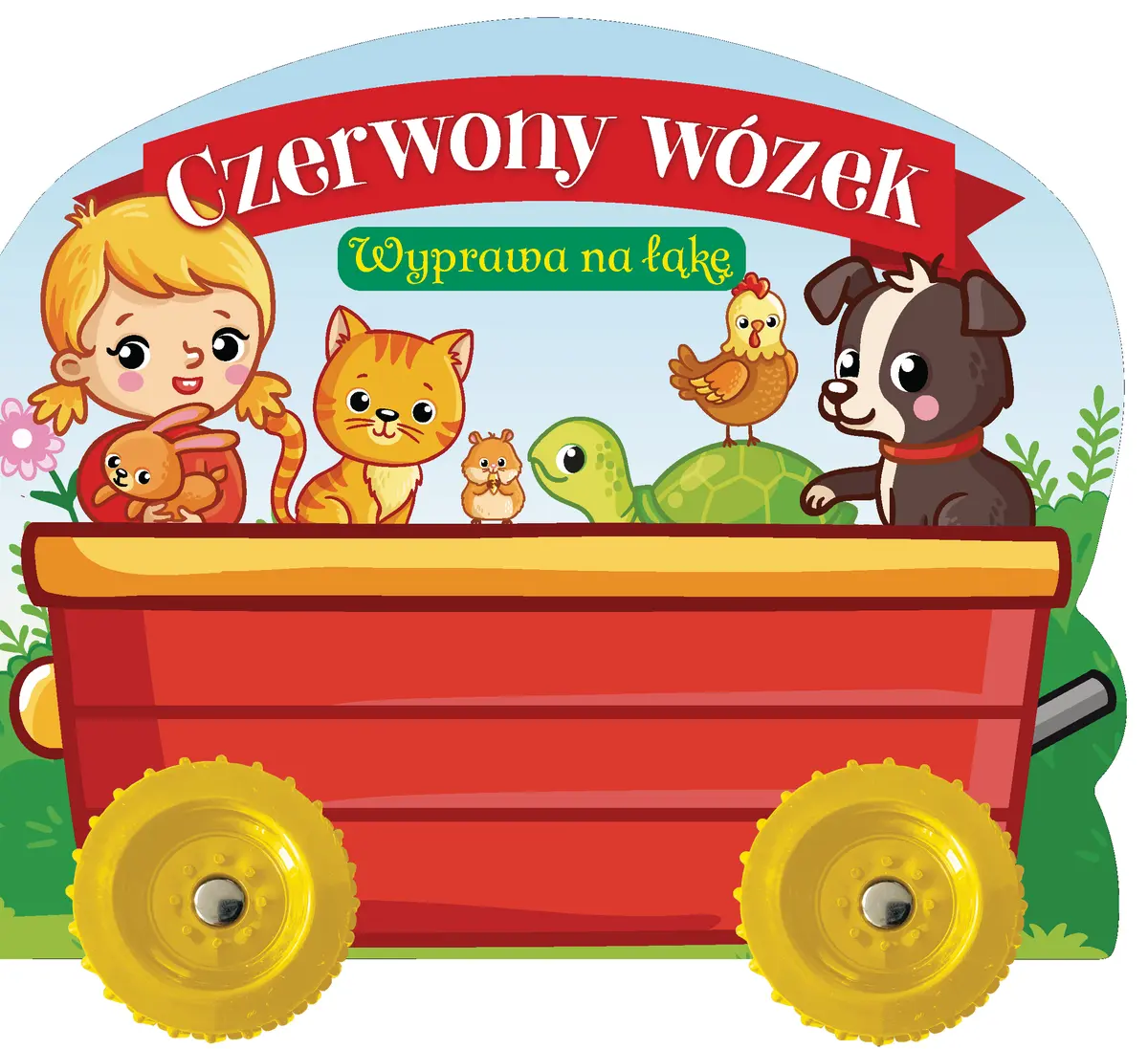 Czerwony wózek. Wyprawa na łąkę - Książki