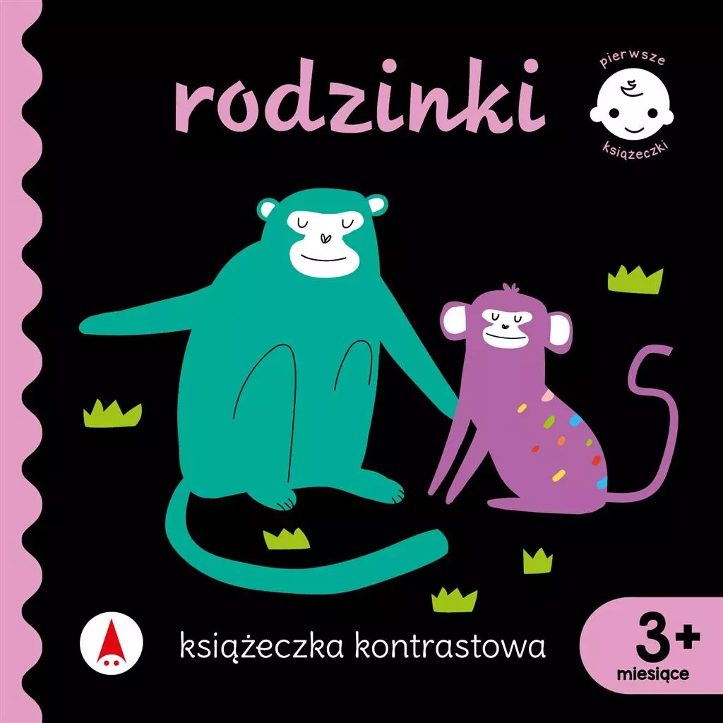 Książeczka kontrastowa. Rodzinki - Książki