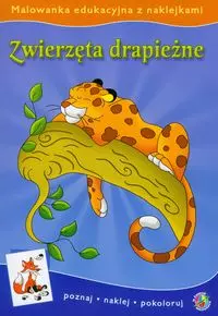 Malowanki edykacyjne Zwierzęta drapieżne - Książki