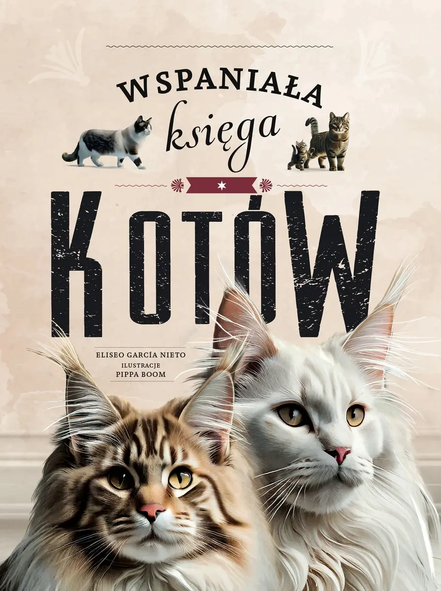 Wspaniała księga kotów - Książki